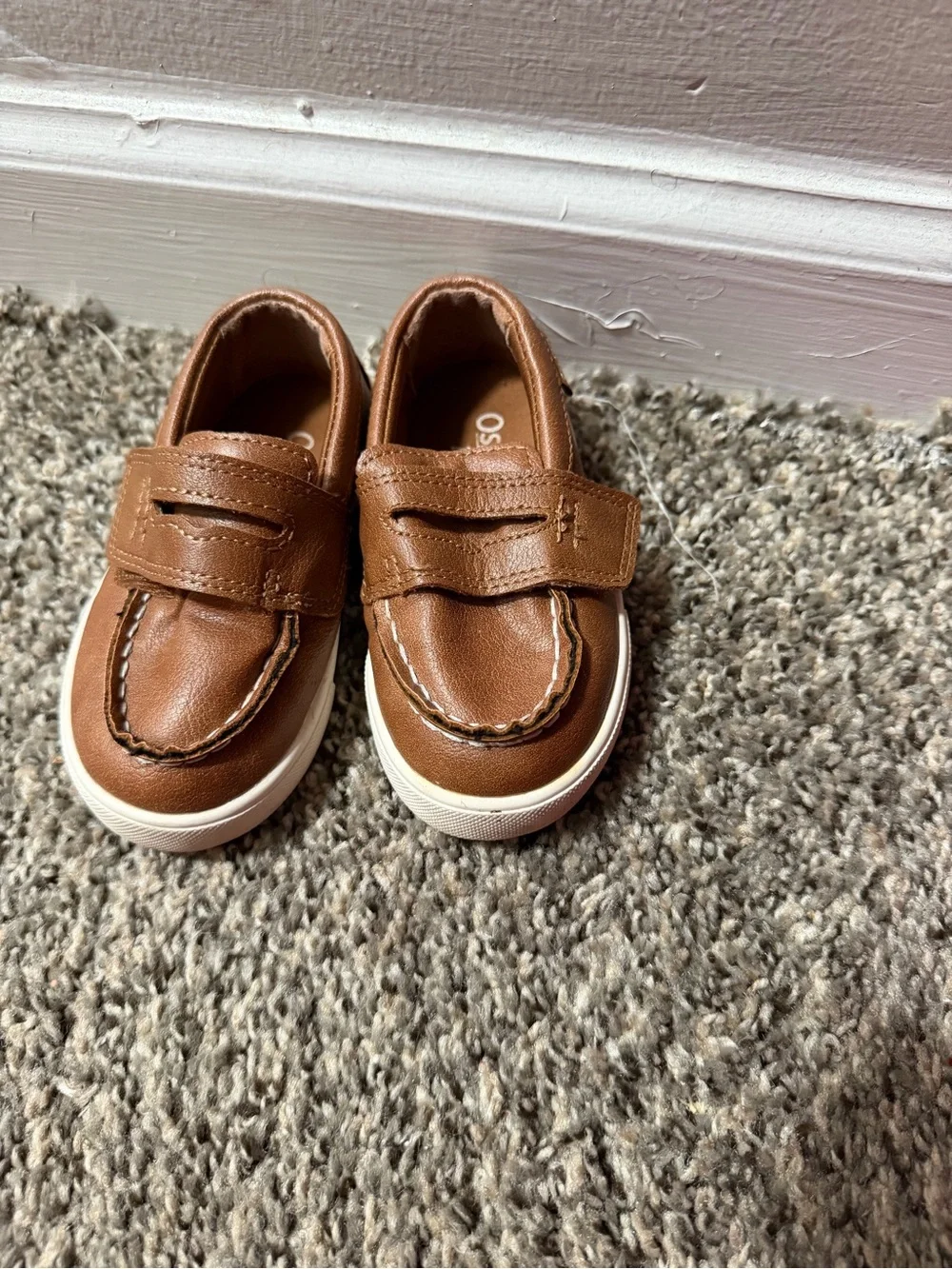 OshKosh B'gosh Toddler Brown Slip-On Dress Shoes